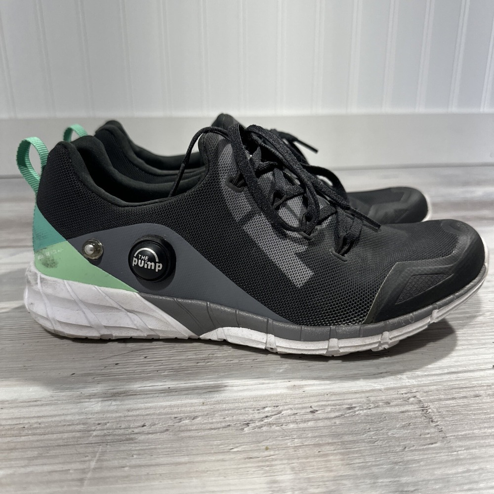 Reebok Shoes The Pump Teal Grey Womens Size 6.5  AR2208‎